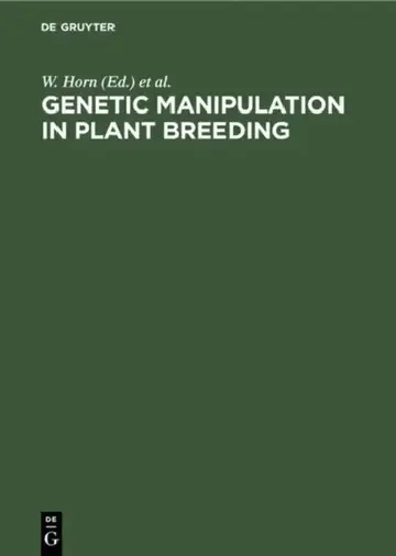 Cover of Genetic Manipulation in Plant Breeding