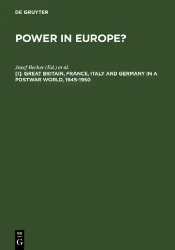Cover of Great Britain, France, Italy and Germany in a Postwar World, 1945-1950