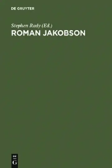 Cover of Roman Jakobson