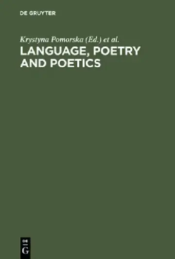 Cover of Language, Poetry and Poetics
