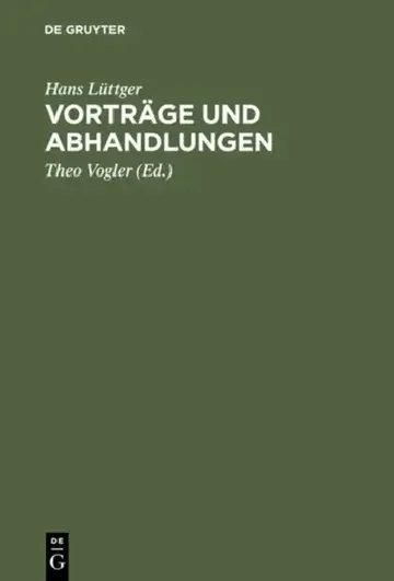 Cover of Vorträge und Abhandlungen