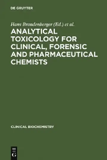 Cover of Analytical Toxicology for Clinical, Forensic and Pharmaceutical Chemists