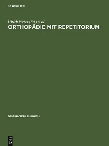 Cover of Orthopädie mit Repetitorium