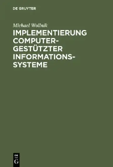Cover of Implementierung computergestützter Informationssysteme