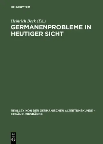 Cover of Germanenprobleme in heutiger Sicht