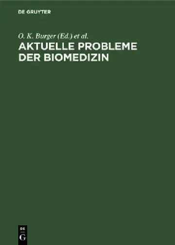 Cover of Aktuelle Probleme der Biomedizin