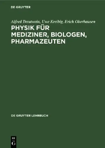 Cover of Physik für Mediziner, Biologen, Pharmazeuten