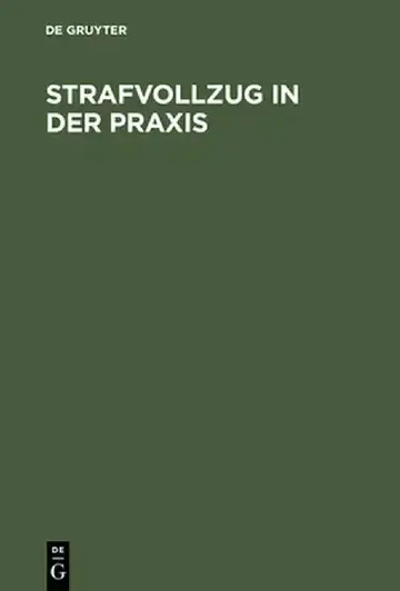 Cover of Strafvollzug in Der Praxis