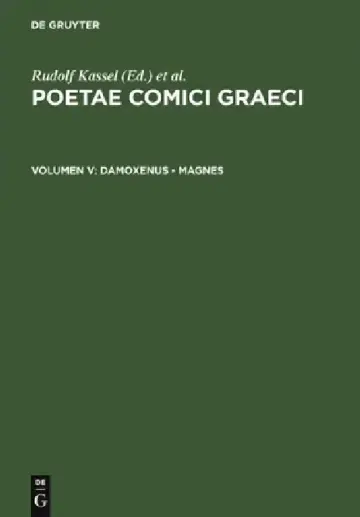 Cover of Poetae Comici Graeci
