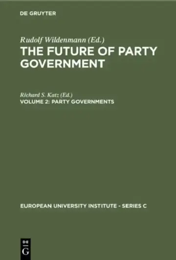 Cover of Party Governments
