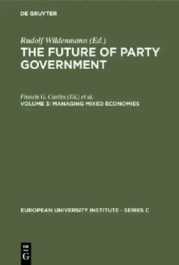 Cover of The Future of Party Government Vol. 3