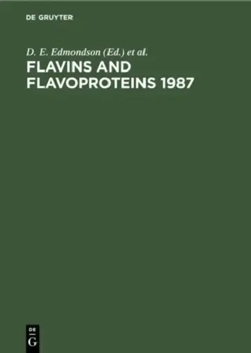 Cover of Flavins and Flavoproteins 1987