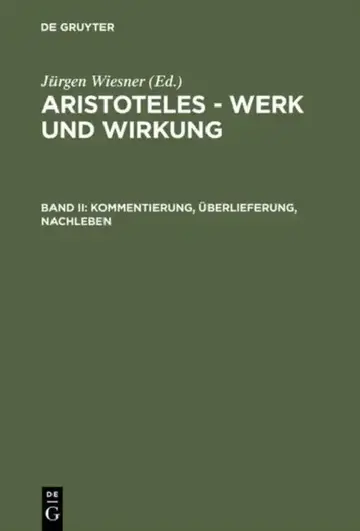 Cover of Kommentierung, Überlieferung, Nachleben