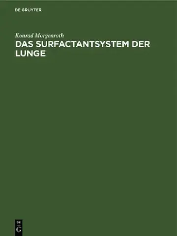 Cover of Das Surfactantsystem Der Lunge