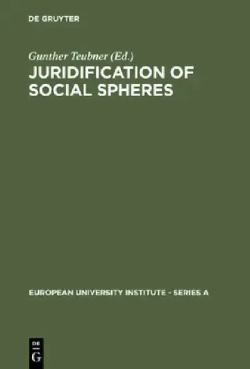 Cover of Juridification of Social Spheres