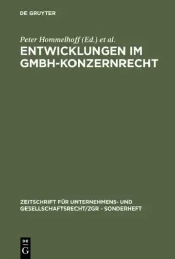 Cover of Entwicklungen im GmbH-Konzernrecht