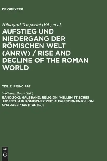 Cover of Religion (Hellenistisches Judentum in Romischer Zeit, Ausgenommen Philon Und Josephus [Forts.])