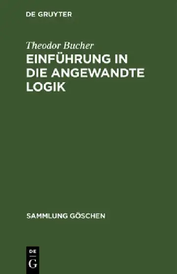 Cover of Einführung in die angewandte Logik