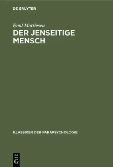 Cover of Der Jenseitige Mensch