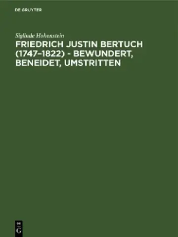 Cover of Friedrich Justin Bertuch (1747-1822) - bewundert, beneidet, umstritten