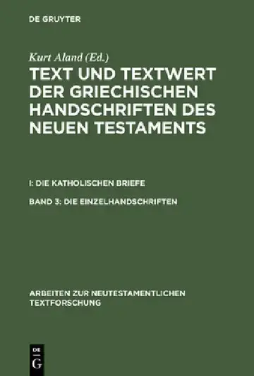 Cover of Die Einzelhandschriften