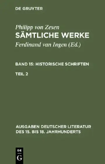 Cover of Sämtliche Werke. Bd 15