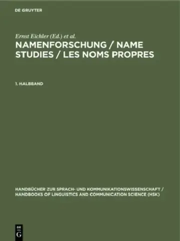 Cover of Namenforschung / Name Studies / Les noms propres Namenforschung / Name Studies / Les noms propres Handbücher zur Sprach- und Kommunikationswissenschaf
