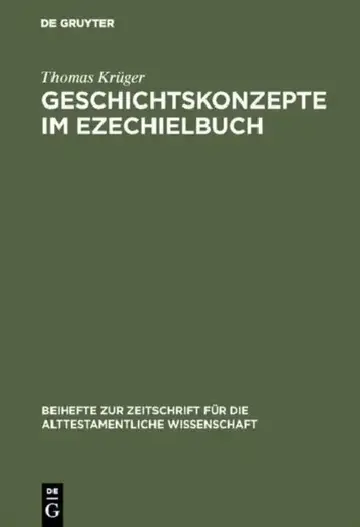 Cover of Geschichtskonzepte im Ezechielbuch