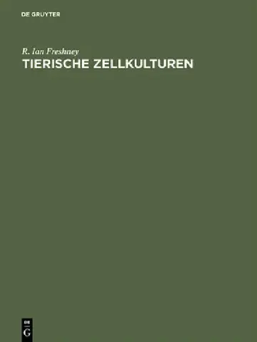 Cover of Tierische Zellkulturen