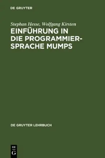 Cover of Einführung in Die Programmiersprache Mumps