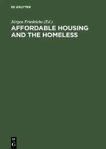 Cover of Affordable Housing & the Homeless