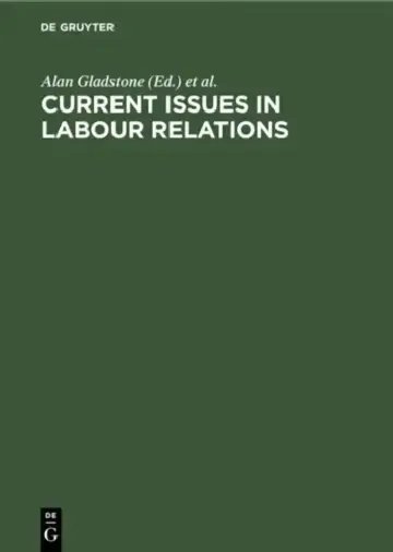 Cover of Current Issues in Labour Relations