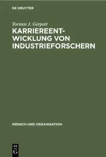Cover of Karriereentwicklung von Industrieforschern