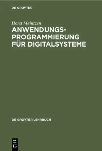 Cover of Anwendungsprogrammierung für Digitalsysteme