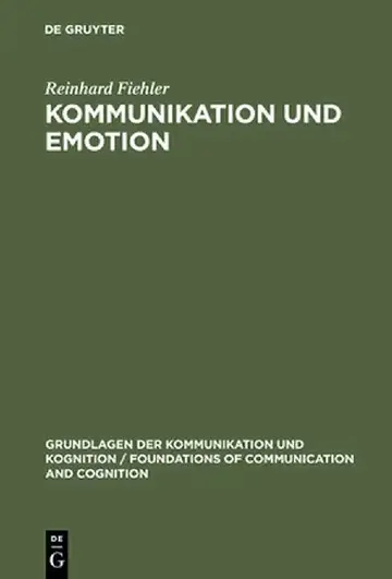 Cover of Kommunikation Und Emotion