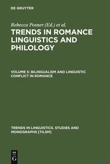 Cover of Bilingualism and Linguistic Conflict in Romance