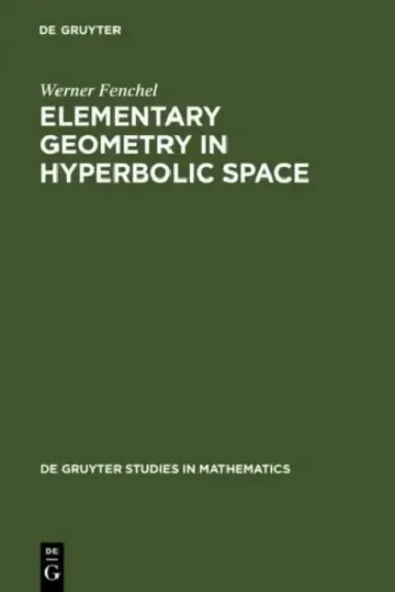 Cover of Elementary Geometry in Hyperbolic Space