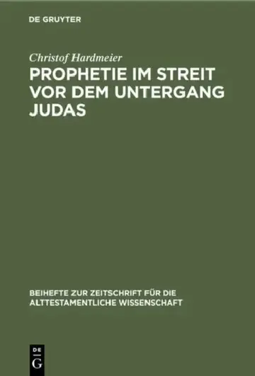 Cover of Prophetie im Streit vor dem Untergang Judas