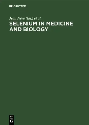 Cover of Selenium in Medicine and Biology