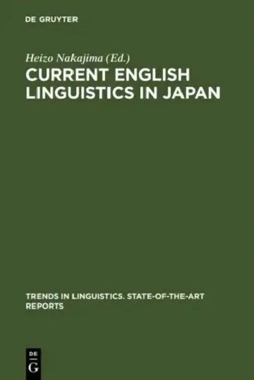 Cover of Current English Linguistics in Japan
