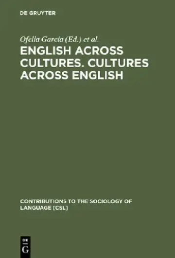 Cover of English Across Cultures. Cultures Across English