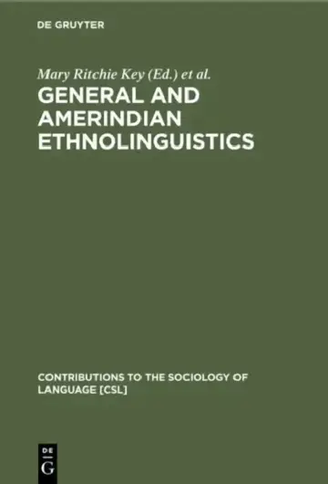 Cover of General and Amerindian Ethnolinguistics