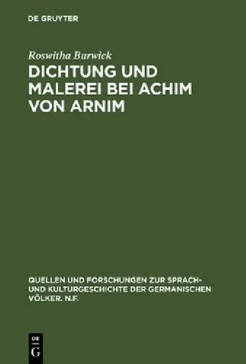Cover of Dichtung und Malerei bei Achim von Arnim