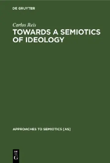 Cover of Towards a Semiotics of Ideology
