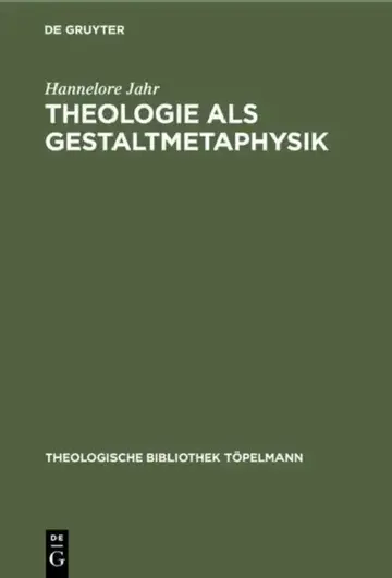 Cover of Theologie als Gestaltmetaphysik