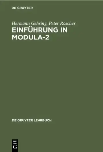 Cover of Einführung in Modula-2