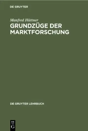 Cover of Grundzüge der Marktforschung