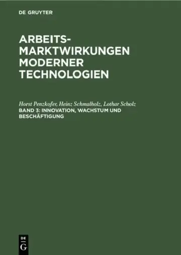 Cover of Innovation, Wachstum und Beschäftigung