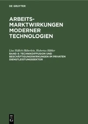 Cover of Technikdiffusion und Beschäftigungswirkungen im privaten Dienstleistungssektor
