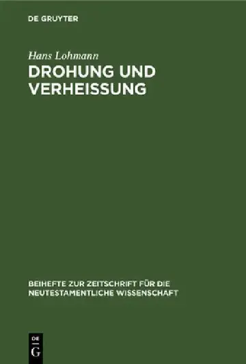 Cover of Drohung und Verheißung